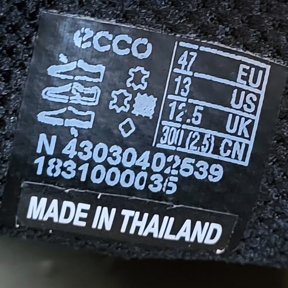 ECCO Hybrid Low Top Sneakers Men's Olive Green Danish Design Mens Size 13 - Picture 9 of 16